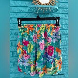 Vintage Jams World Tiger Lily Shorts Small